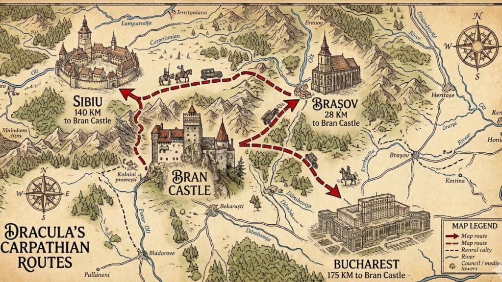 How to get to Bran Castle