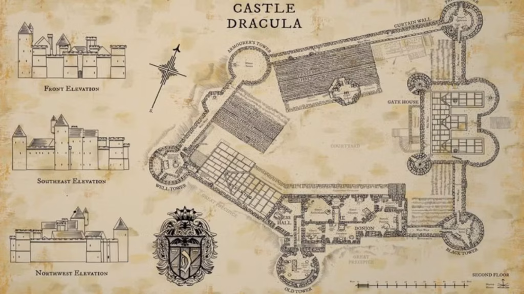 Bran Castle map and layout